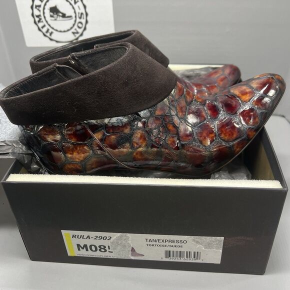 Donald J Pliner Rula Caiman Alligator Ankle Booties Boots Women Size 8.5 Preownd - Picture 8 of 14